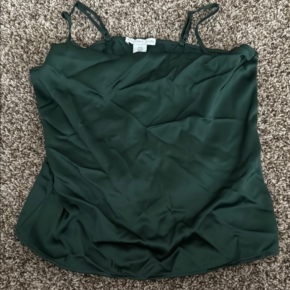 Green Women's Top size MD